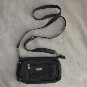 Baggallini Grey Travel Crossbody Purse